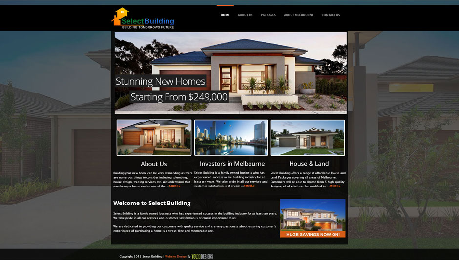 select-building-website-design-house-website-design