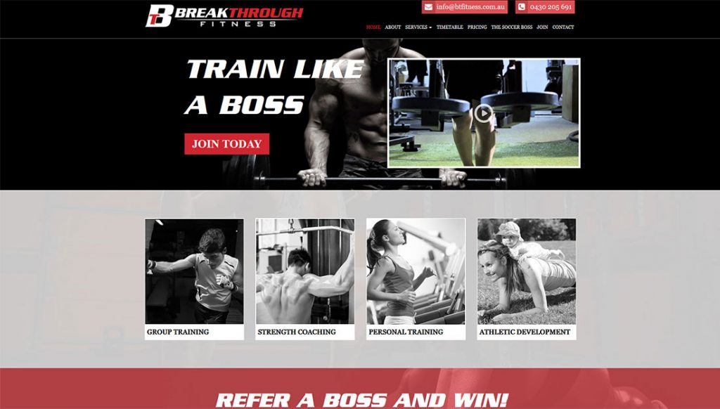 Breakthrough-Fitness-Website-Design