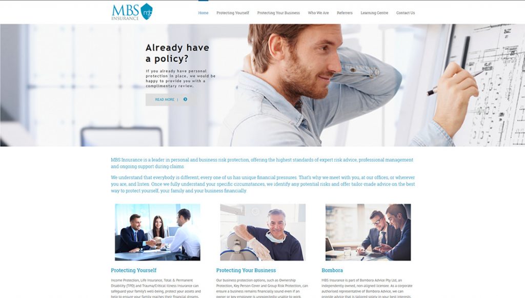 MBS-Insurance-Website-Design